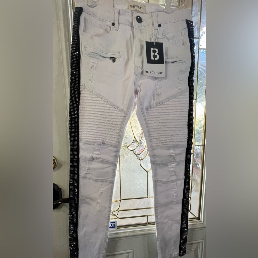 Mens Blind Trust Slim Fit 34/32 Jeans